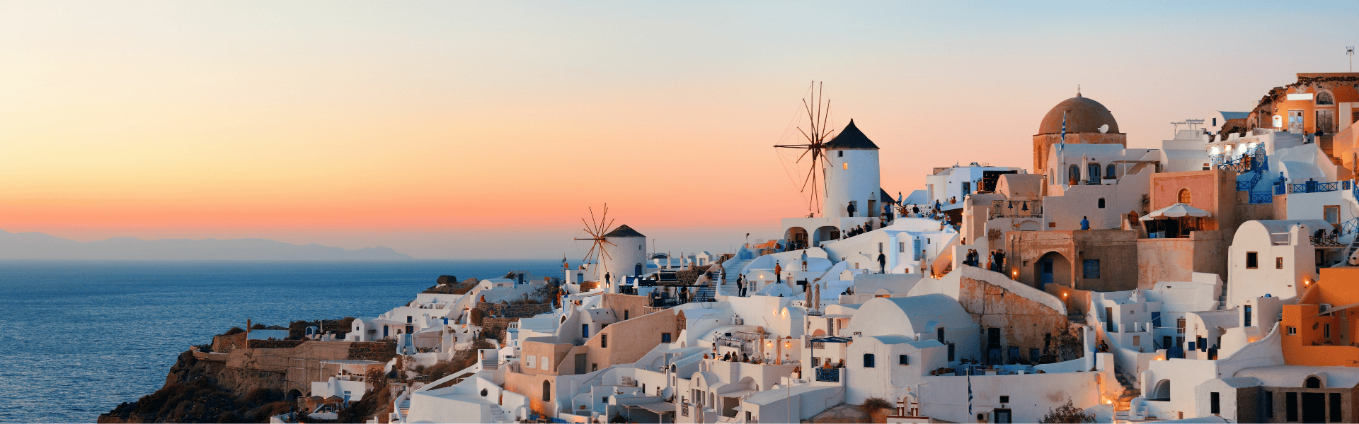 Image de fond qui montre un paysage du pays Grèce